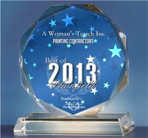 2013 Best of Business Award for A Womans Touch Painting And Decorating Inc