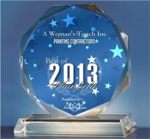 2013 Best of Business Award for A Womans Touch Painting And Decorating Inc 2013 Best of Business Award for A Womans Touch Painting And Decorating Inc